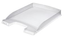 Leitz 5237 Briefkorb Flach Plus - A4, extra flach, Polystrol, frost