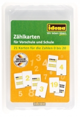 Idena Zählkarten 0-20