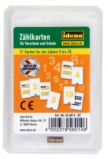 Idena Zählkarten 0-20