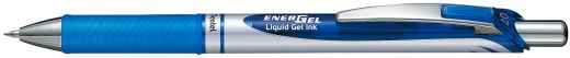 Pentel Liquid Gel-Tintenroller EnerGel BL77, Druckmechanik, nachfüllbar, 0,35mm, Blau