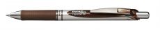 Pentel Liquid Gel-Tintenroller EnerGel BL77, Druckmechanik, nachfüllbar, 0,35mm, Braun