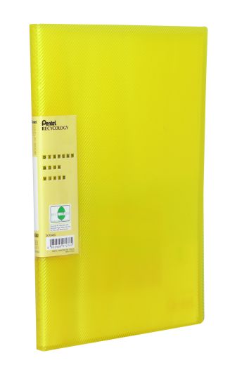 Pentel Sichtbuch Vivid DCF343, 30 fest eingebundene Hüllen, DIN A4, Gelb