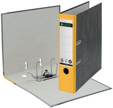 Leitz Qualitäts-Ordner, mit Schlitzen, A4, breit, gelb