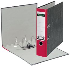 Leitz Qualitäts-Ordner, mit Schlitzen, A4, breit, rot