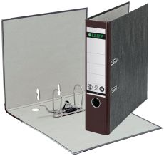 Leitz Qualitäts-Ordner, mit Schlitzen, A4, breit, braun