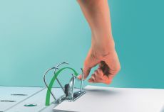 Leitz Qualitäts-Ordner, mit Schlitzen, A4, breit, braun
