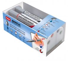 Pentel Whiteboard-Marker Maxiflo MWL5S, 2mm Rundspitze, 4 Schreibfarben im Präsentatoren-Set