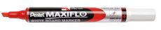 Pentel Whiteboard-Marker Maxiflo MWL6S, 2 - 5mm Keilspitze, Rot