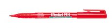 Pentel Permanent-Marker Pentel Pen NMS50, 1mm Rundspitze, Rot