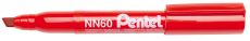 Pentel Permanent-Marker Pentel Pen NN60, 2 - 6mm Keilspitze, Rot
