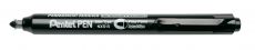 Pentel Permanent-Marker Pentel Pen Slim NXS15, 1mm Rundspitze, Schwarz