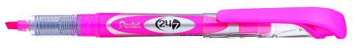 Pentel Textmarker 24/7 SL12, Keilspitze, Pink