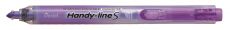 Pentel Textmarker Handy-Line, Keilspitze, Druckmechanik, Violett