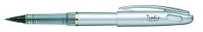 Pentel Federschreiber Tradio Stylo TRJ74, Gehäuse: Silberfarben. Strichfarbe: Schwarz, nachfüllbar