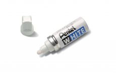 Pentel Lack-Marker White, Rundspitze 2,9mm, Weiß
