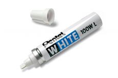 Pentel Lack-Marker White, Keilspitze 3 - 6mm, Weiß