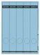 Leitz 1688 PC-beschriftbare Rückenschilder - Papier, lang/schmal, 125 Stück, blau