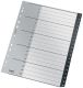 Leitz 1211 Ordnerregister Recycle - 1-20, A4 extra breit, PP, 20 Blatt, schwarz