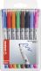 Folienstift - STABILO OHPen universal - wasserlöslich medium - 8er Pack - mit 8 verschiedenen Farben