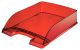 Leitz Briefkorb Breifablage Transparent Plus, A4, Polystyrol, 5er Pack Farbe: rot