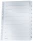 Leitz 4324 Zahlenregister - 1-10, A4, Karton, 10 Blatt, grau