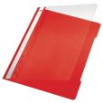 Leitz 4191 Schnellhefter - A4, langes Beschriftungsfeld, PVC, rot