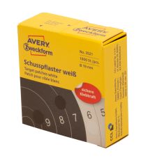 AVERY Zweckform Schußpflaster, weiß, Durchmesser: 19 mm