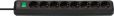 brennenstuhl Eco-Line Steckdosenleiste mit Schalter 8-fach schwarz 3m H05VV-F 3G1,5
