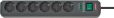 Brennenstuhl 1159700015 Eco-Line 13.500A Überspannungsschutz-Steckdosenleiste 6-fach anthrazit 1,5m H05VV-F 3G1,5