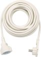 brennenstuhl Qualitäts-Kunststoff-Verlängerungskabel mit Flachstecker 10m H05VV-F3G1,5 weiss