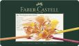 FABER-CASTELL 110036 Buntstifte POLYCHROMOS, 36er Metalletui - Hochwertige Pigmente von unübertroffener Lichtbeständigkeit und Farbbrillanz