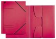 Leitz 3981 Eckspannermappe - A4, 250 Blatt, Pendarec-Karton (RC), rot