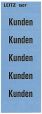 Leitz 1507 Inhaltsschild Kunden, selbstklebend, 100 Stück, blau