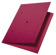 Leitz 3998 Umlaufmappe, A4, Gitterdruck, Manilakarton 320 g/qm, rot