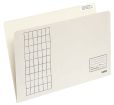 Leitz 2433 Einstellmappe einfach, vertikal, Gitterdruck, Kraftkarton, chamois