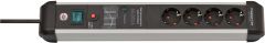 Brennenstuhl 1391010400 Premium-Protect-Line 60.000A Überspannungsschutz-Steckdosenleiste 4-fach 3m H05VV-F 3G1,5