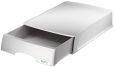 Leitz 5210 Briefkorb Plus mit Schublade, A4, Polystyrol, grau