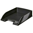 Leitz 5226 Briefkorb Plus WOW - A4, Polystyrol, schwarz metallic
