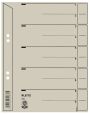 Leitz 1654 Trennblätter - Lochung geöst, Überbreite, A4, grau, 100 Stück