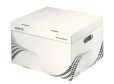 Leitz 6137 Archiv Container easyboxx L - Wellpappe (RC), Tragkraft 17 kg, weiß