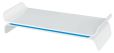 Leitz 6504 Monitorständer Ergo WOW - zwei Höhen, weiß/blau