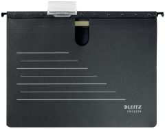 Leitz 1920 Hängehefter Alpha® Recycle - kfm. Heftung, Karton (RC), schwarz