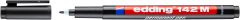 Permanent Pen edding 142 M, 1 mm, schwarz