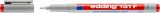 Non-permanent Pen edding 151 F, 0,6 mm, rot