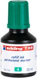 Nachfülltinte edding T 25, f.edding Permanentm., 30 ml, grün