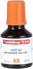 Nachfülltinte edding T 25, für edding Permanentmarker, 30 ml, orange