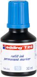 Nachfülltinte edding T 25, für edding Permanentmarker, 30 ml, hellblau