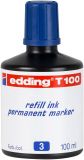 Nachfülltinte edding T 100, f.edding Perm.m., 100 ml, blau