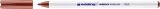 Textilpen edding 4600, Rundspitze, 1 mm, braun