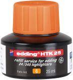 Nachfülltinte edding HTK 25, f.edding Highlighter, 25 ml, orange